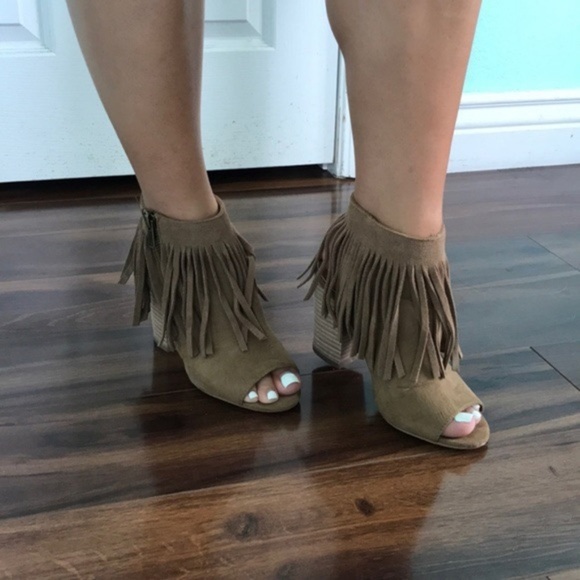 Peep Toe Ankle Bootie - Picture 2 of 5